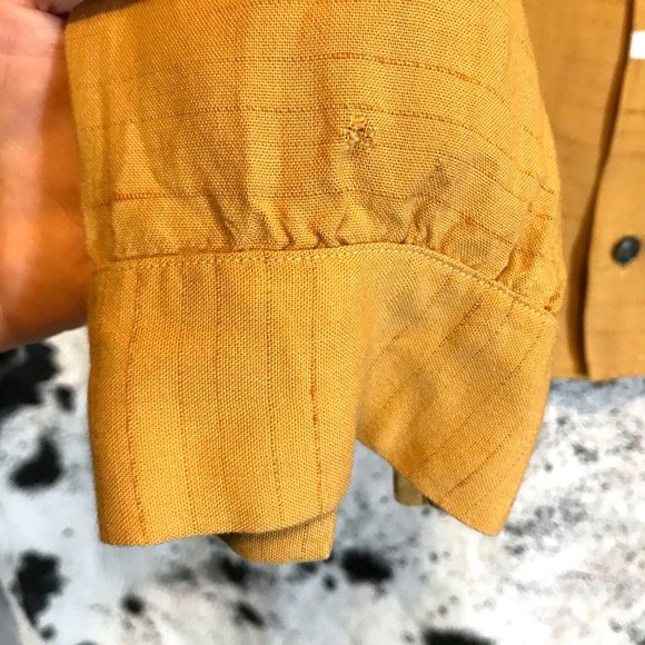 vtg appliqué stripe button down - Picture 13 of 16